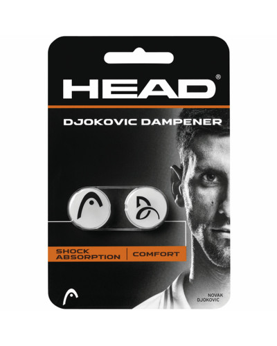 Antivibrador HEAD Djokovic 2 Unidades Branco