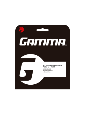 Set de Corda Gamma Dyna Poly Z 16 - Preto