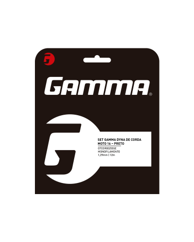 Set de Corda Gamma Dyna Moto 16 - Preto 
