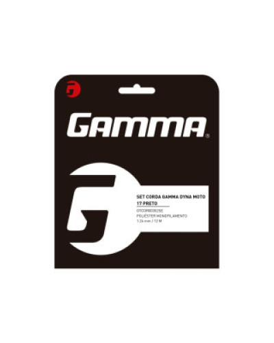 Set de Corda Gamma Dyna Moto 18 - Preto Set de Corda Gamma Dyna Moto 18 - Preto