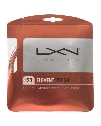 Set de Corda Luxilon Element Rough 17L 1.30mm - Marrom