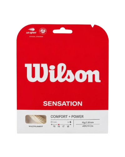Set de Corda Wilson Sensation 16 1.30mm - Branca Set de Corda Wilson Sensation 16 1.30mm - Branca