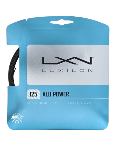 Set de Corda Luxilon Alu Power 16L 1.25mm - Preta Set de Corda Luxilon Alu Power 16L 1.25mm - Preta