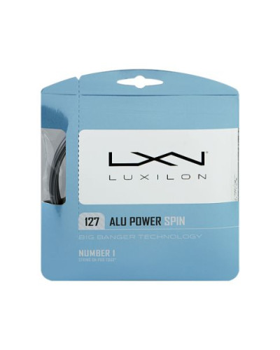 Set de Corda Luxilon Alu Power Spin 16L 1.27mm - Grafite