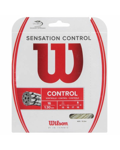 Set de Corda Wilson Sensation Control 16 1.30 mm - Natural