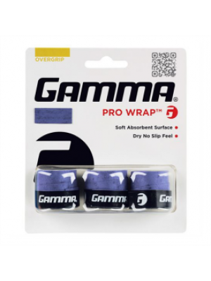 Overgrip Gamma Pro Wrap - Azul - 3 unid