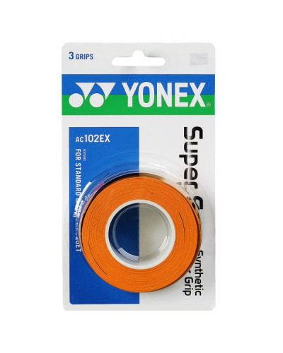 Overgrip Yonex Super Grap Laranja - 3Unid