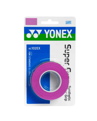 Overgrip Yonex Super Grap Pink - 3Unid
