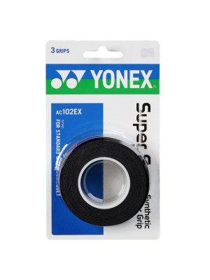 Overgrip Yonex Super Grap Preto - 3Unid