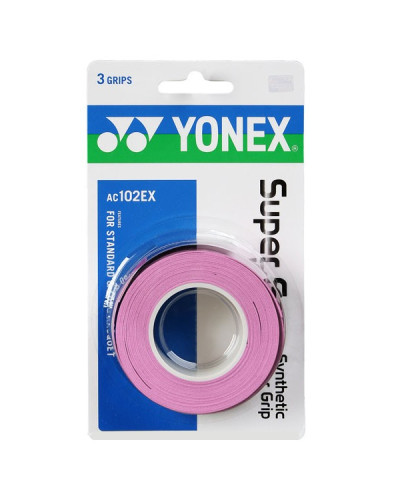 Overgrip Yonex Super Grap Rosa - 3Unid