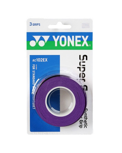 Overgrip Yonex Super Grap Roxo - 3Unid