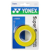 Overgrip Yonex Super Grap Amarelo - 3Unid